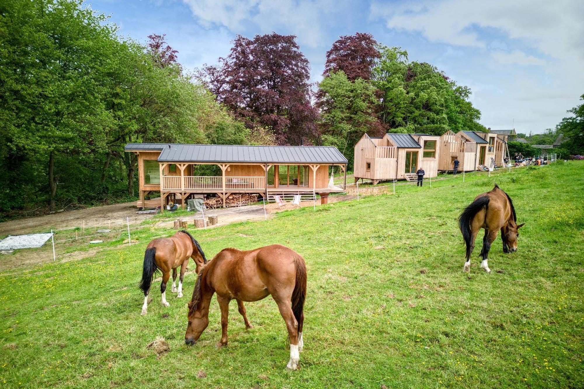 Les Cabanes Champetres - Le Domaine Des Trois Tilleuls Villers-la-Ville Esterno foto