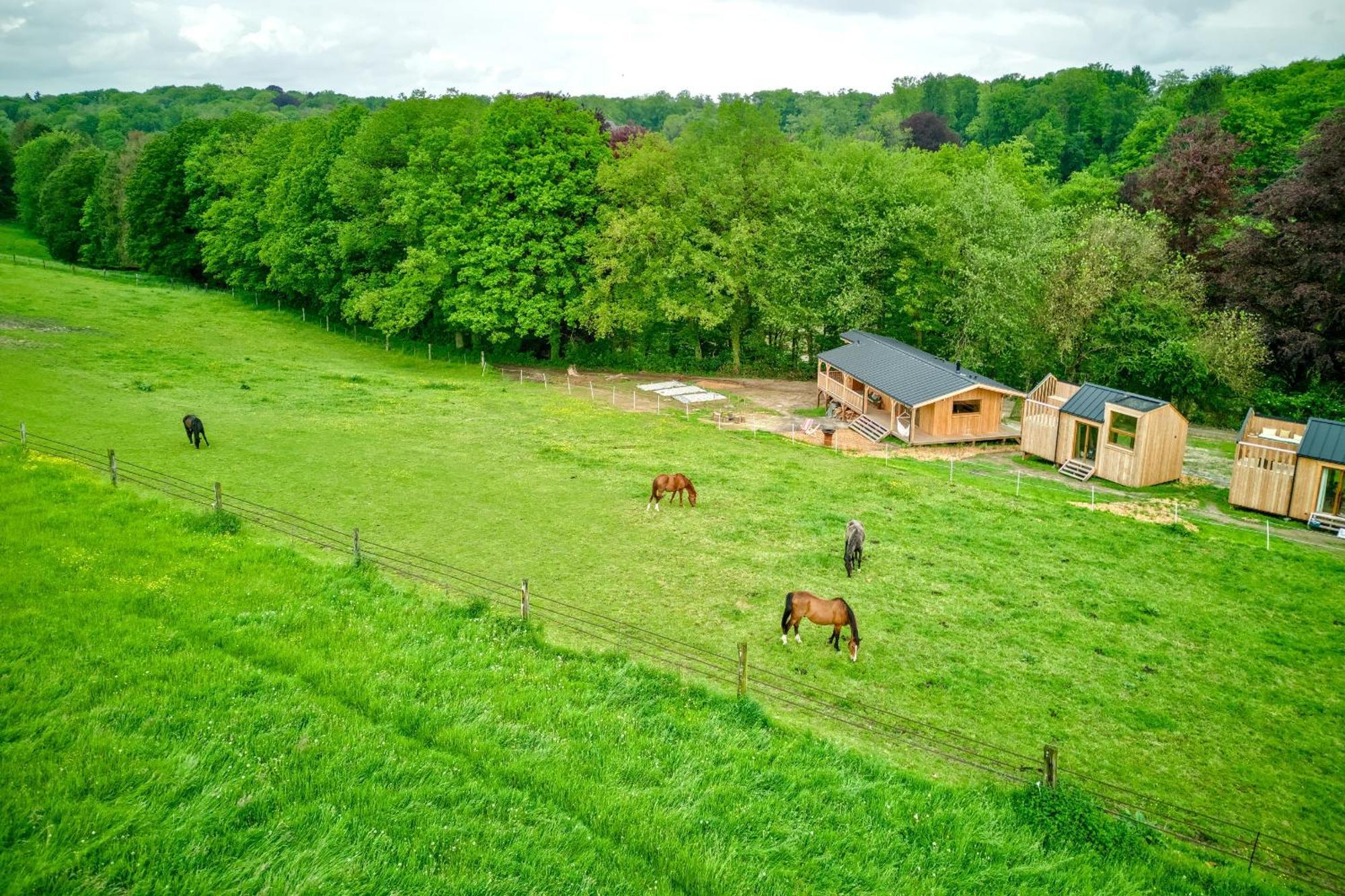 Les Cabanes Champetres - Le Domaine Des Trois Tilleuls Villers-la-Ville Esterno foto