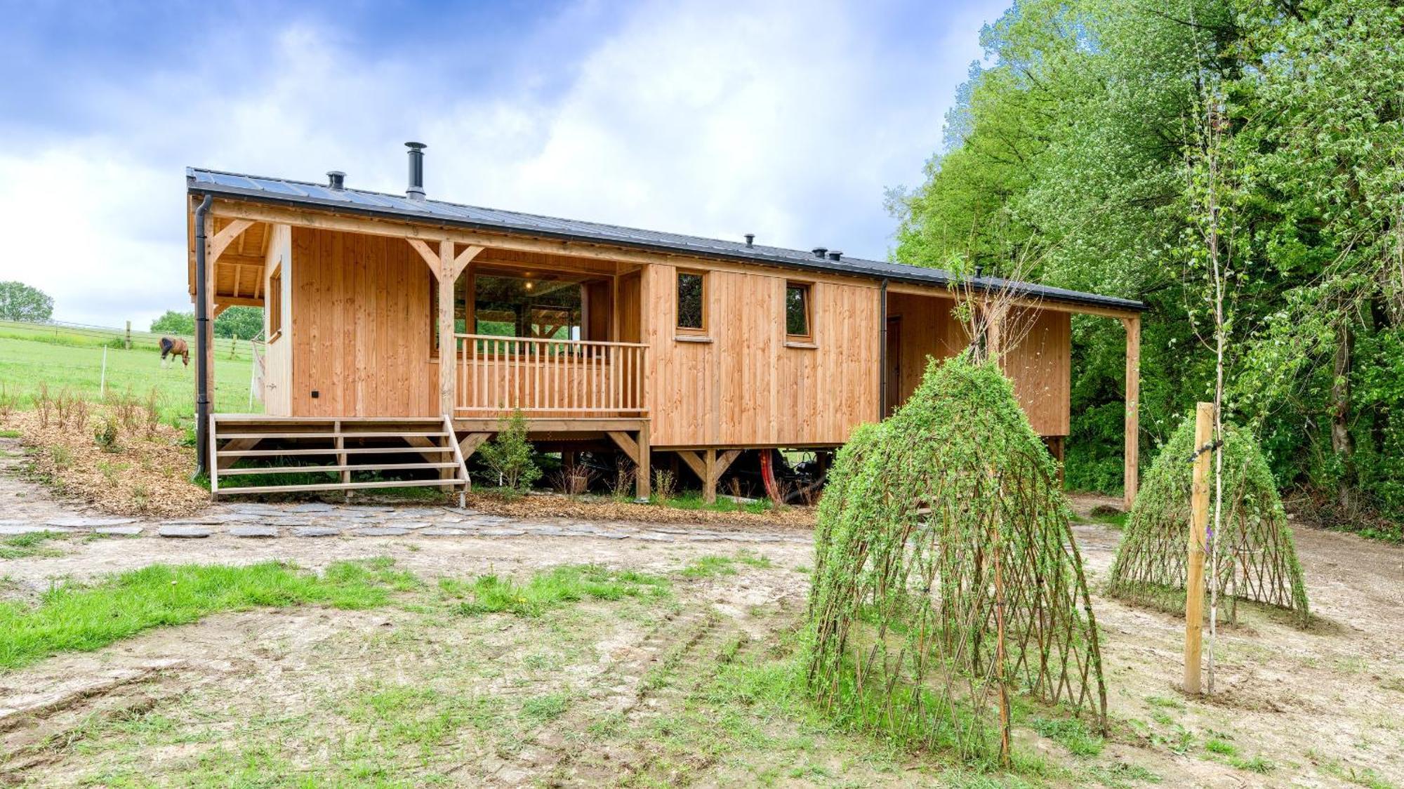 Les Cabanes Champetres - Le Domaine Des Trois Tilleuls Villers-la-Ville Esterno foto