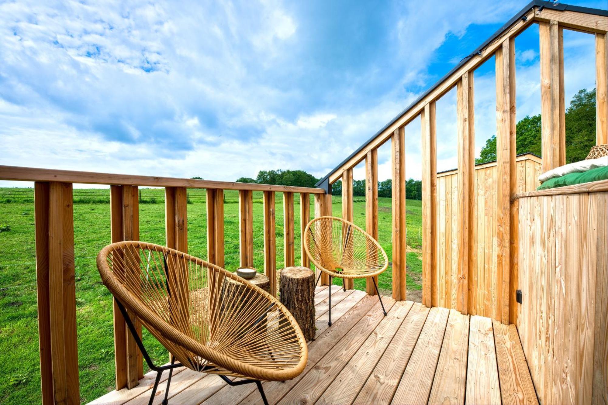 Les Cabanes Champetres - Le Domaine Des Trois Tilleuls Villers-la-Ville Esterno foto