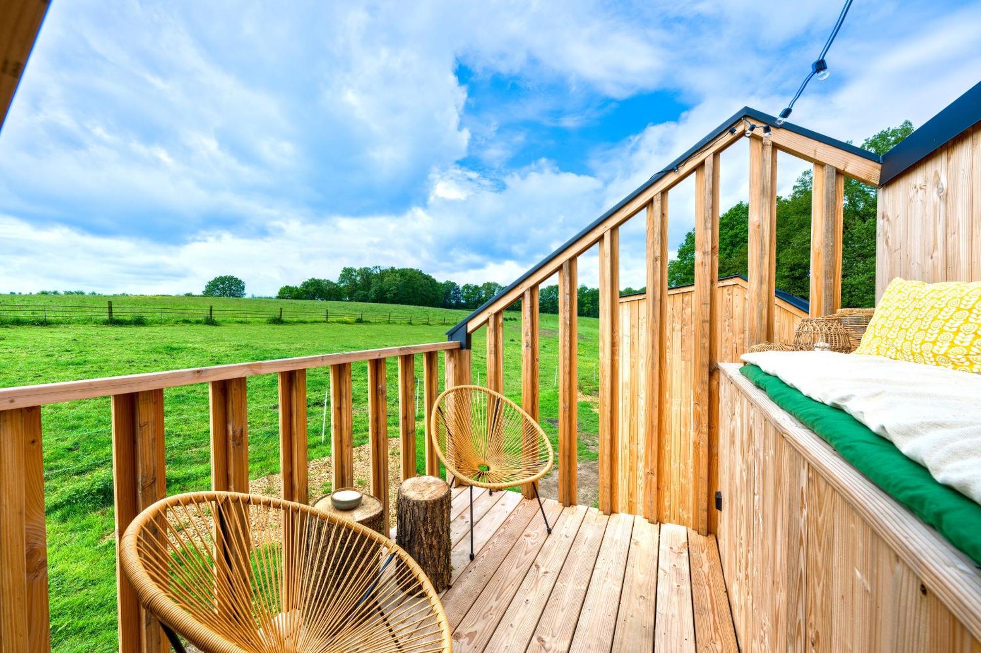 Les Cabanes Champetres - Le Domaine Des Trois Tilleuls Villers-la-Ville Esterno foto